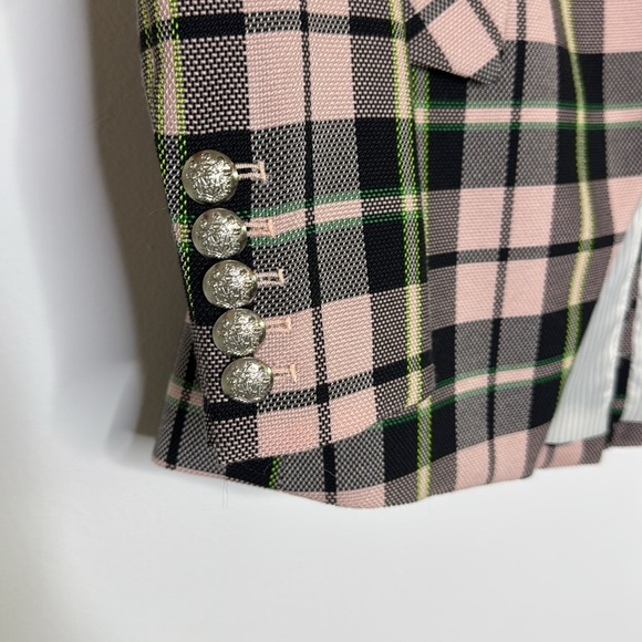 Veronica Beard Miller Dicky Jacket Pink Plaid Size 0 NWOT **altered - Picture 13 of 17